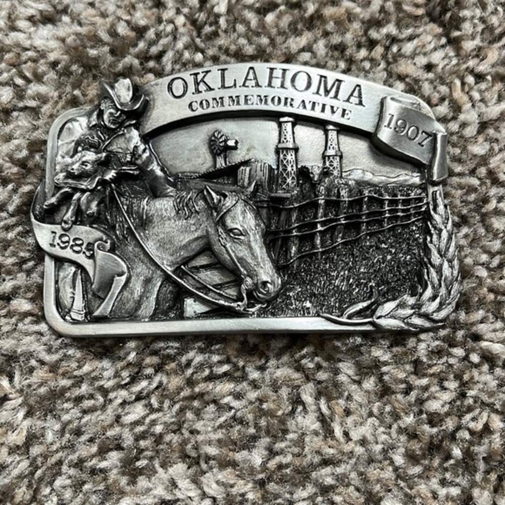 Oklahoma Commemorative limited edition Belt Buckle